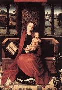 Hans Memling Virgin and Child Enthroned oil painting artist